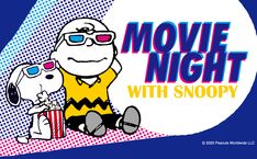 the movie night with snoopy