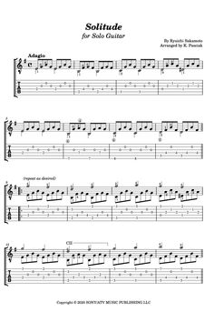 Sheet Music Easy, Ryuichi Sakamoto, Guitar Scales, Sheet Music Book, Guitar Sheet Music, Easy Guitar, Blues Guitar, Music Score, Classical Guitar