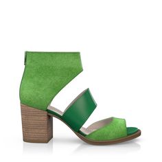 Block Heel Sandals 33899 | Girotti Suede Sandals With Ankle And Heel Strap, Green Leather Sandals With Leather Sole, Ankle Strap Suede Sandals With Suede Lining, Suede Sandals With Ankle Strap And Suede Lining, Suede Sandals With Ankle Strap, Suede Sandals With Heel Strap And High Heel, Suede High Heel Sandals With Heel Strap, Suede Sandals With Stacked Block Heel, Summer Ankle Strap Heels With Suede Lining