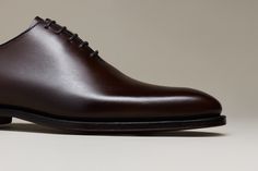 lex, a plain design wholecut shoe made from fine calf leather and featuring single leather soles. From the Men's Main collection. http://www.crockettandjones.com/product/alex-darkbrown Loafers Men Outfit, Style Gentleman, Mens Dress Boots, Preppy Men, Men Fashion Casual Shirts, Casual Leather Shoes