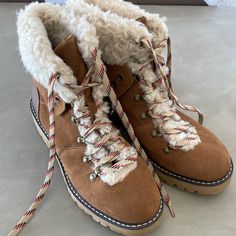 Cute Boots, Brand New Winter Boots Cute, Cute Winter Shoes For Women, Cute Winter Shoes, Winter Boots Snow, Cute Winter Boots, Fleece Boots, Half Boots, Chunky Heel Ankle Boots, Winter Shoes For Women