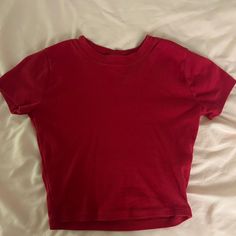 Never Worn Baby Tee, Infant Tees, Lady In Red, Hollister, Womens Tops, Red, Women Shopping, Quick Saves, Color