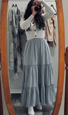 Modest Christian Clothing, Modest Church Outfits, Cute Church Outfits, Modest Outfit Ideas, Modesty Outfits, Church Outfits, Modest Fashion Outfits, Girly Outfits