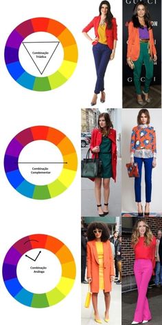 Áo Blu, The Color Wheel, Color Blocking Outfits, Color Combinations For Clothes, Wearing Color, Fashion Vocabulary, Color Analysis, Color Wheel