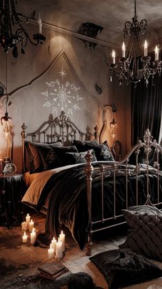 Experience the wonder of 🌙 Magical Dark Fantasy Bedroom Ideas, blending rich Goth Bedroom accents with whimsical decor. Layered textiles and soft lighting create a cozy Gothic Bedroom Aesthetic Cozy atmosphere, while bold Dark Fantasy Bedroom Ideas and elegant Gothic Decor Bedroom details make this style unforgettable. Click for more magical inspiration! #MagicalBedroomDesign #FantasySpaces #GothicStyle 🕯✨ Dark Fantasy Room Decor, Dark Fem Room, Rich Goth Aesthetic, Dark Whimsical Bedroom, Gothic Bedroom Aesthetic, Dark Aesthetic Bedroom Ideas, Romantic Goth Bedroom, Elegant Gothic Decor