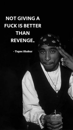 a black and white photo with a quote from tupac shakau