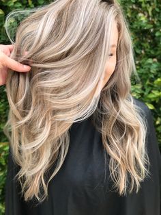 Blond And Ash Highlights, Hair Color Dark Blonde Ash, Deminsional Blonde Balayage, Vanilla Ash Blonde Hair, Ashy Blonde Partial Highlights, Medium Ash Blonde Balayage, Ash Blonde Hairlights, Blonde Hair With Ash Lowlights, Blonde Dimensional Hair Highlights