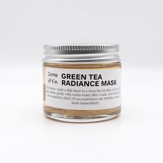 Meet our plastic free Green Tea Radiance Mask, a hydrating gel mask that will leave your skin glowing! Moisturizing and exfoliating, this mask helps to get rid of old dry skin cells while keeping new skin cells soft and moisturized. While this 2 oz. jar may look small, it has enough product for several applications. Made with a Papaya and Pineapple base to gently exfoliate and remove dry, dead skin cells, this mask will leave your skin looking rejuvenated. It also includes moisturizing Aloe and Skin Glowing, Gel Mask, Green Tea Extract, New Skin, Even Skin Tone, Dead Skin, Skin Cells, Papaya, Plastic Free