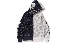 A BATHING APE BAPE x Neighborhood Camo Shark Full Zip 1E73-115-941 Bape Shark, Mens Designer Hoodies, Bape Hoodie, Shark Hoodie, Hooded Sweatshirt Men, Camouflage Jacket, Bathing Ape, A Bathing Ape, Style Streetwear