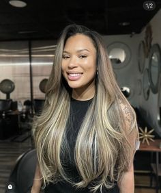 Brown Hair Sew In, Blond Hair With Highlights, Black Roots Blonde Hair, Old Money Brunette, Dark Skin Blonde Hair, Fall Blonde Hair, Golden Brown Hair