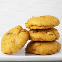 three cookies stacked on top of each other