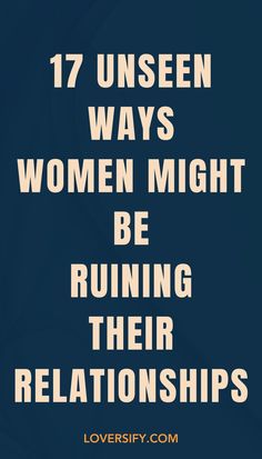 Sometimes, unintentional behaviors can strain a relationship. These 17 unseen ways might be impacting your connection, even if you're unaware of it. Awareness and self-reflection can help you grow together. behaviours