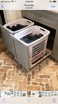 an appliance is open to show clothes in the dishwasher's basket