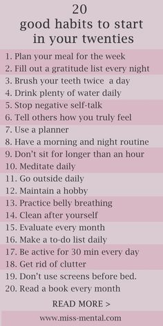 Good Habits To Start, In Your Twenties, Habits To Start, Your Twenties, Self Care Bullet Journal, Trening Fitness, Get My Life Together, Margarita Recipe