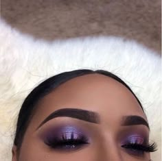 Maquillage On Fleek, Purple Makeup, Beauty Make-up, Makeup Lashes, Purple Eyeshadow, Makeup Eye Looks, Face Beat, James Charles