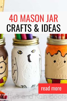 mason jar crafts and ideas for kids