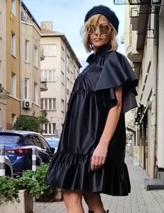 A puff sleeve taffeta dress in black is a perfect dress for everyone.  This black babydoll dress is the perfect black dress for every occasion.  You can dress this up with some booties or heels or dress it down with some cute sneakers.  The perfect mix of comfort and extravagance, this black dress/shirt is all you need in the hot weather. https://www.etsy.com/shop/RenatteShop * Size Chart The item from the picture is size S. XS (US 2, UK 6) Bust: around 33.5" / 85 cm Waist: around 26" / 66 cm Hips: around 36" / 91 cm Height: 5'3" / 160 cm S (US 6, UK 10) Bust: fits Bust around 35.5" / 90 cm Waist: fits waist around 28"/ 71 cm Hips: fits hips around 38"/ 97 cm Height: 5'5" / 165 cm M (US 10, UK 14) Bust: around 37.5" / 95 cm Waist: around 30"/ 76 cm Hips: around 40"/ 102 cm Height: 5'6" / 1 Satin Ruffle Puff Sleeve Dress, Black Mini Dress With Gathered Sleeves For Evening, Evening Black Mini Dress With Gathered Sleeves, Black Puff Sleeve Dresses With Gathered Sleeves, Taffeta Dresses With Gathered Sleeves, Evening Puff Sleeve Satin Dress With Ruffles, Black Dresses With Gathered Puff Sleeves, Black Dresses With Gathered Sleeves For Party, Black Party Dress With Gathered Sleeves