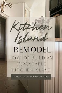 kitchen island remodel how to build an expandable kitchen island