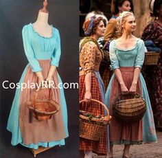 Casual Blue Dress, Cosplay Disney, Cinderella Cosplay, New Cinderella, Cinderella Costume, Blue Dress Women, Disney Cosplay, Cinderella Dresses