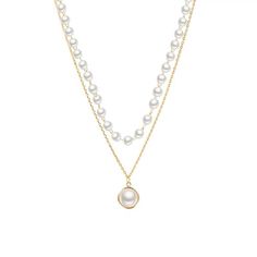 Fashion Chain Pearl Necklace For Women Baroque Pearl Metal Charm Pendants Necklaces Choker Bead Chain Jewelry GiftsModel Number:1005002172570429 Layer Chain, Layered Pearl Necklace, Necklace Chain Types, Fashion Kpop, Jewelry Girl, Necklace Cute, Necklace For Girlfriend, Pendant For Women, Layered Chains