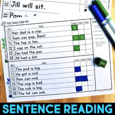 sentence reading worksheet for kids to practice the word'i will sit '