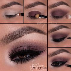 Mekap Mata, Makeup Tip, Smink Inspiration, Makijaż Smokey Eye, Makeup Looks For Brown Eyes, Makeup Room, Smokey Eyes, Eyeshadow Tutorial, Smokey Eye Makeup