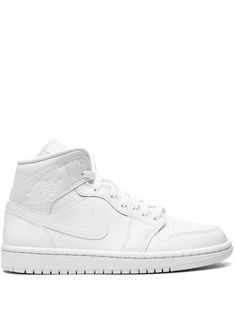 the air jordan 1 mid sneaker in white is on sale for just $ 25