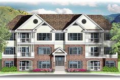 this is an artist's rendering of these townhouses