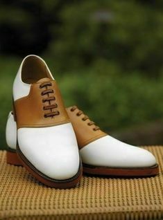 Mens Handcrafted Tan & White Tuxedo Pure Leather Dress Formal Wear Lace up Casual Shoes on Storenvy White Formal Shoes, Men Tuxedo, Saddle Shoe, Adidas Sl 72, Tuxedo Shoes, Quality Leather Boots, Custom Design Shoes, Saddle Shoes, White Tuxedo