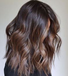 Brunette Balayage Hair Medium Caramel Dark Brown Subtle Ombre, Brunnete Balayage Brunettes, Brunette Ombre Balayage, Balayage Hair Ideas, Balayage Long Hair, Warm Brown Hair, Dark Brunette Hair, Inspo Hair, Ash Blonde Balayage