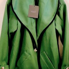 This Item Is In Excellent Condition. Never Worn. Loose Fitting Could Be Style With A Belt. It Is Great For The Fall Season. Button Long Sleeve, Cloak, Jacket Style, Fall Season, New Woman, The Fall, Coats For Women, Shawl, Loose Fitting