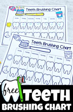 FREE Sliding Brushing Teeth Visual Sequence Dental Printables Brushing Teeth Printable, Teeth Activities For Kindergarten, T Is For Teeth Preschool, All About Teeth Preschool, My Body And Teeth Preschool, Brush Teeth Chart Free Printable, Tooth Craft Kindergarten, Tooth Brushing Activities For Preschool, Brushing Teeth Chart Free Printable