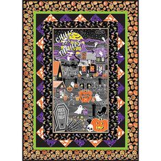 an image of a halloween themed quilt