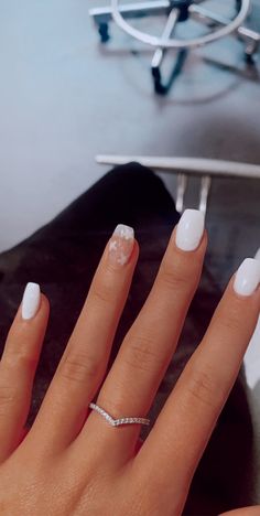 Teen Nails, Western Nails, Country Nails, Simple Gel Nails, White Acrylic Nails, Summery Nails, Simple Acrylic Nails, Classy Acrylic Nails, Short Square Acrylic Nails