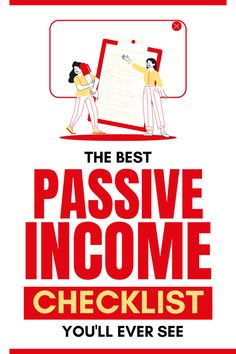 the best passive income checklist you'll ever see