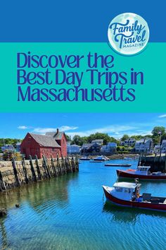 Rockport Harbor with boats and red fishing shack