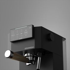 an automatic coffee machine is shown in this image