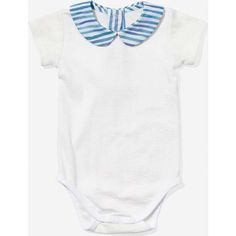 Our Pan Onesie is the short-sleeved version of our best selling Peter Pan Onesie. It's made with snaps up top and at the bottom, for easy diaper changes and easy on and offs. We use Double Cloth Jersey for stretch and structure so that this cute baby onesie will stay in perfect form as time goes on. The sweet Peter Pan collar is the perfect “old-school” detail that we modernized with fun patterns and prints. It’s nostalgic and special in the most perfect way. | Oso & Me | Pan Onesie, Painted Str Summer Short Sleeve T-shirt With Striped Hem, Blue Casual Short Sleeve Bodysuit For Summer, Casual Blue Short Sleeve Bodysuit For Summer, White Short Sleeve Tops With Vertical Stripes, White Tops With Vertical Stripes And Short Sleeves, Summer T-shirt With Striped Hem And Short Sleeves, Short Sleeve Tops With Striped Hem For Summer, Summer Striped Hem Short Sleeve Tops, Summer Short Sleeve Tops With Striped Hem