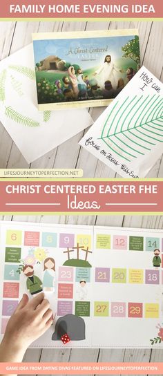 an easter egg hunt with the words, jesus centered easter eggs