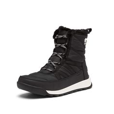 PRICES MAY VARY. Waterproof Boot with Added Height: This waterproof winter boot has a high profile design, providing extra height and a fashionable look Lightweight Design: The sporty design of these boots provides a lightweight fit, making them perfect for long winter walks or playing in the snow High-Quality Winter Boots: Made with a waterproof nylon upper and PU-coated synthetic overlays, these boots are durable; the faux-fur cuff adds warmth Support & Stability: The molded rubber construction and extra-grip traction of the rubber sole make these boots stable on any terrain Comfortable Winter Boots: The boots are lined with warm microfleece and 200g insulation, providing warmth and cozy protection against the elements Winter weather won't stand a chance against the SOREL Women's Whitney Hunter Insulated Short Snow Boots, Sorel Hi-line Lace, Cheap Snow Boots, Sorel Boots Womens, Women's Winter Boots, Joan Of Arctic Wedge, Sorel Boots, Waterproof Winter Boots, Sorel Womens