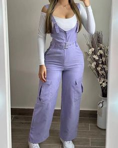 Size: S,M,L,XL;Style:ChicType:JumpsuitMaterial:100%PolyesterSleeve Style:SleevelessLength:LongPattern Type:PlainDecoration:Buckle,Button,PocketFit Type:RegularWith Belt:YesOccasion:DailyPackage Include:1*Jumpsuit (With Belt)Fabric Elasticity:Non-StretchSheer:NoCare Instructions:Machine wash or professional dry clean Jumpsuit Spring, Spring Jumpsuits, Suspender Jumpsuit, Jumpsuit With Belt, V Neck Jumpsuit, Chiffon Jumpsuit, Jumpsuit Outfits, Pocket Jumpsuit, Chic Type