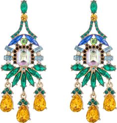 EYE CANDY LOS ANGELES Fallen Statement Earrings | Nordstromrack Eccentric Earrings, Colorful Crystals, Candy Jewelry, Unusual Jewelry, Statement Drop Earrings, Flower Accessories, Diamond Flower, Keep Jewelry, Fashion Accessories Jewelry