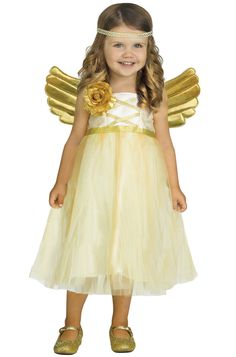 My Baby Angel Halloween Costume.  Size Small 24 Months-2T.  Includes: Dress with attached wings and headband. BRAND NEW. Retails for $24.99. Baby Pageant Dresses, Baby Pageant, Toddler Costumes Girl, Angel Bebe, Angel Halloween Costumes, Pretty Headbands, Baby Costumes Girl, Baby Kostüm, Baby Costume