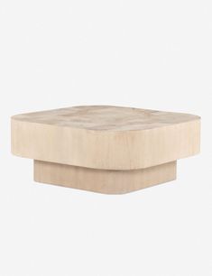 a square wooden table with no top