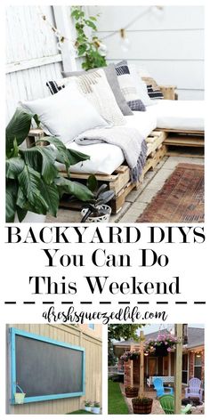 backyard diys you can do this weekend