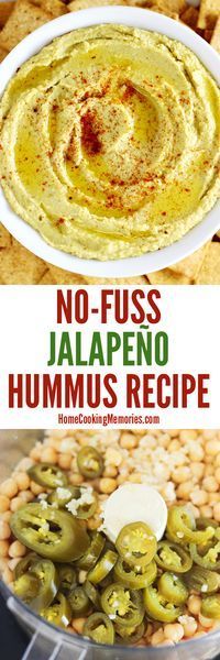 hummus recipe with green olives and pita bread