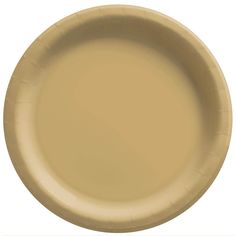 a brown paper plate on a white background