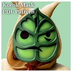 Korok Mask, Korok Cosplay, Legend Of Zelda Wind Waker, Majoras Mask, Wind Waker, Kawaii Crochet, Diy Crafts To Do, Eva Foam, Crafts To Do