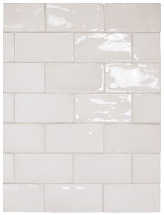 a white brick wall with no tiles on it