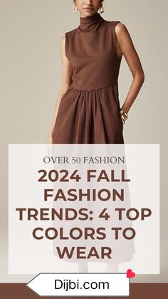 Trendy Colors 2024 Fashion, Over 50 Fashion, Fall Fashion Colors, Fall Color Trend, Neutral Outfits, Color Trends Fashion, Dresses Casual Fall, Autumn Outfits